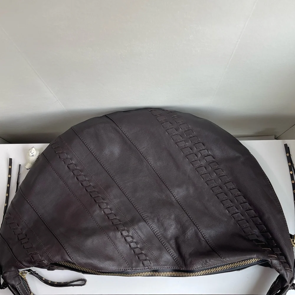 orYANY Tori Washed Lamb Leather Hobo Bag